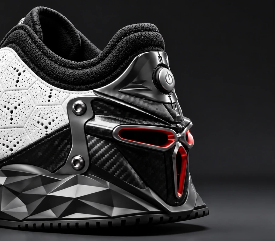 Original supplied heel design, preserving the carbon-fiber shell, red-edged vent geometry and silver hardware.